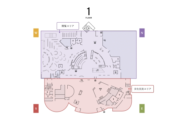 館内マップ1階