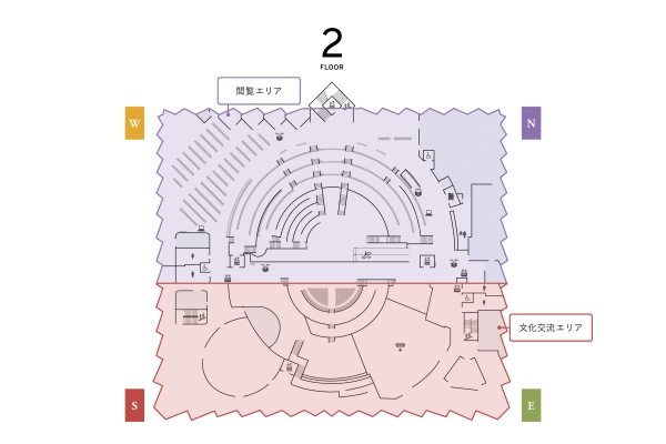館内マップ2階 館内マップ2階