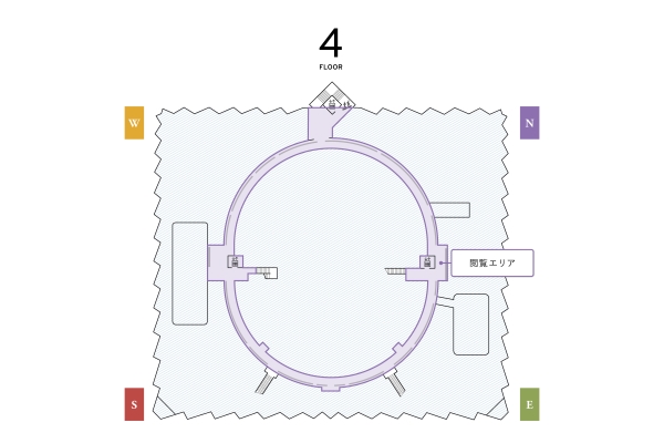 館内マップ4階