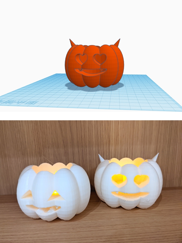 3Dハロウィンキャンドル