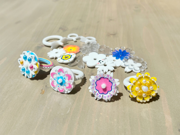 花の指輪をつくろう モノづくり体験スペース 花の指輪をつくろう